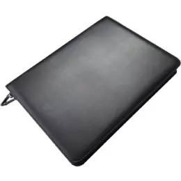 A4 Ascot Leather Zip Around Executive Folio Closed
